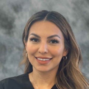 blured Gloria Hamilton