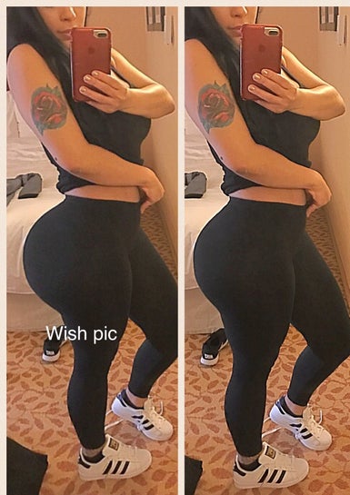 Considering butt implants. Is my wish pic possible? What size do