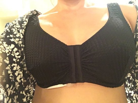 Breast augmentation CCs question. With my frame, would a large D / small  double D look appropriate? (Photo)