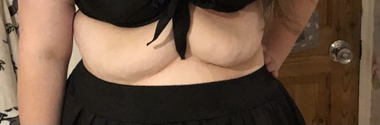 What can I do to treat this fat roll under my boobs? (Photo)