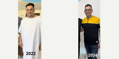 Man treated with Gastric Sleeve Surgery - Thank you for trusting us, and putting your family in our hands. Keep it up, striving every day; maintaining a healthy life.We're proud of you