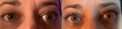 Woman treated with Lash Lift - Woman treated with Lash Lift