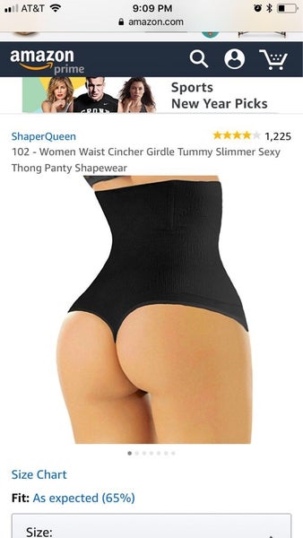XXL ShaperQueen 102 Thong Shapewear Panty Women Waist Cincher Trainer  HighWaist