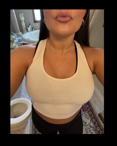 I tested the 4D 'try before you buy' boob job and went from a 36B to a 36E  … now I'm sorely tempted to go for the real thing