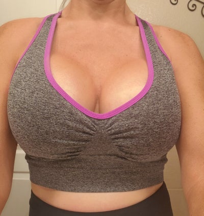 My gym routine made my E-cup fake breasts vanish, my boob job was so  painful and now a bra mistake's ruined it