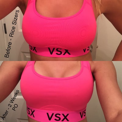 Victoria Secret VSX Sport Bra 32 C Blue ,Pink Black,Gel Underwire Sports Bra