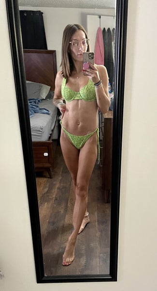 I'm petite & 110lb - men are always shocked by my huge 32G boobs that spill  out of a bikini