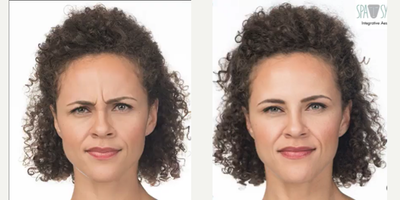 Botox before and after photo