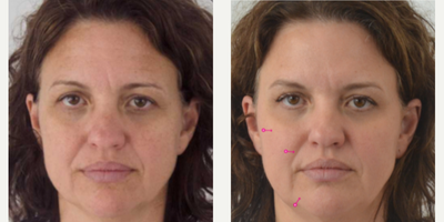 Dermal Fillers before and after photo