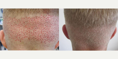 NeoGraft before and after photo