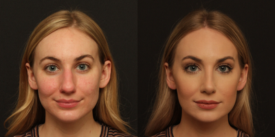 Septoplasty before and after photo