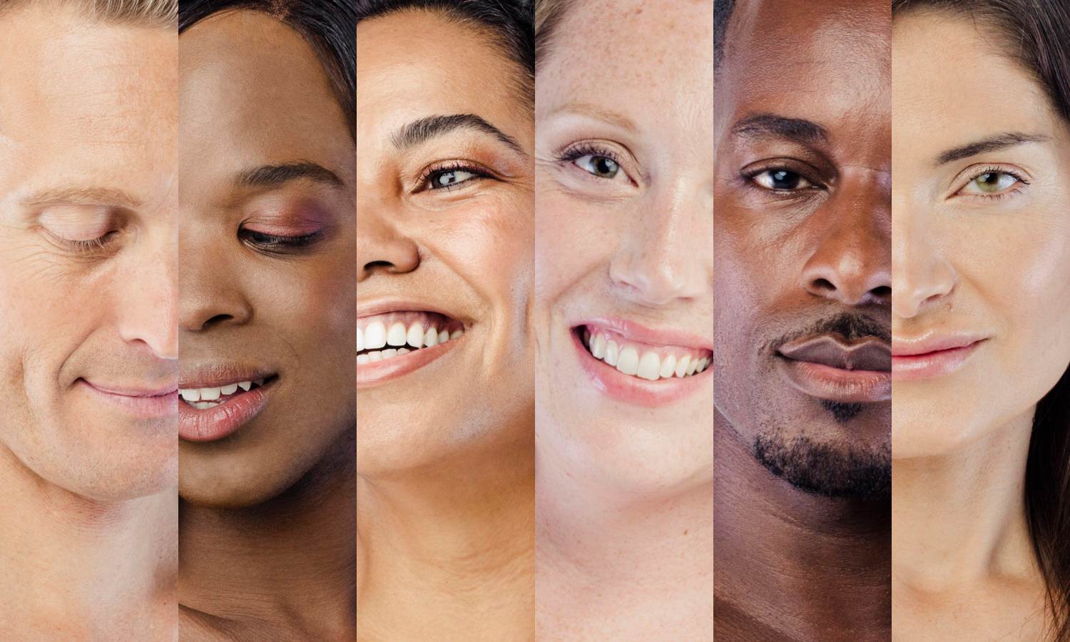 Image of people with different Fitzpatrick skin type scores