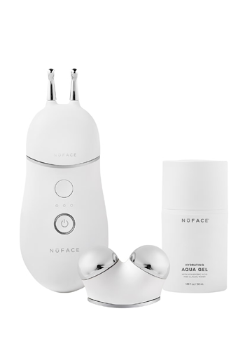 NUFACE TRINITY+ beauty device with attachments